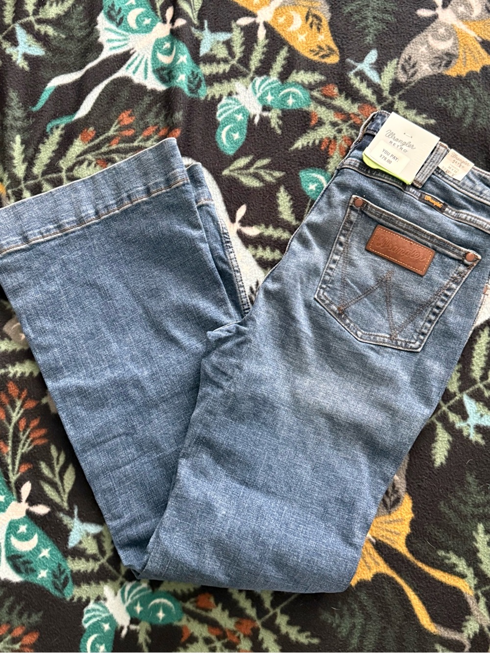 Wrangler Retro High Rise Trouser Jeans – Size 30x32 NWT - Picture 3 of 8